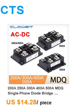 Volt Silicon Single 1 Phase Diode Metal Case Bridge Rectifier MDQ 100A Amp 1600V Single Phase Rectifier Bridge Module