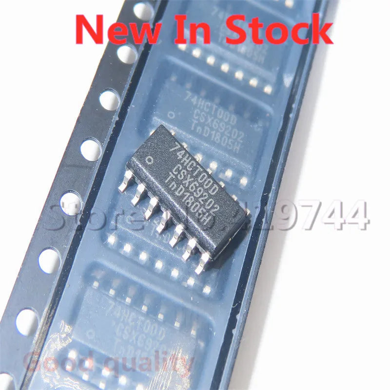10PCS/LOT 74HCT00D HCT00 SN74HCT00DR SOP-14 SMD Quad 2-input NAND gate logic chip In Stock NEW original IC