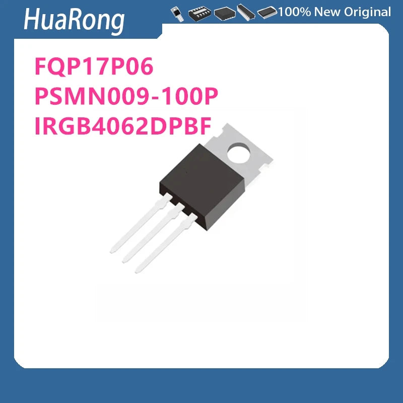 10Pcs/Lot FQP17P06 17P06 PSMN009-100P PSMN009 IRGB4062DPBF IRGB4062D GB4062D TO-220 P70ZC  TO-220 MUR880EG U880E TO-220-2