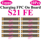 10Pcs Charging FPC Connector For Samsung S25 S24 S23 S22 S21 S20 Ultra Plus Note 10 20 Motherboard Main Board Flex Ribbon Port