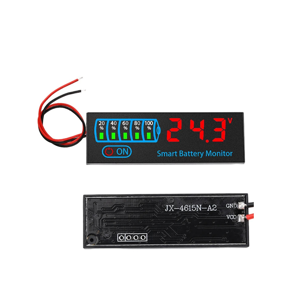 Intelligent Battery Display Lithium Battery Level Indicator DC 7-55V 18650 Lipo Li-ion Capacity Board DIY Charging Tester