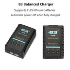 B3 20W Balance Charger for 2-3S LiPo, 7.4V 11.1V Fast RC Battery Charger for Plane Car Boat Model