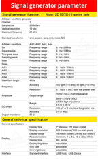 Hantek DSO2C10 DSO2C15 DSO2D10 DSO2D15 2CH Oscilloscope 100/150MHz 1GSa/s 8Mpts FFT UART I2C SPI CAN LIN 25MHz AWG D Models