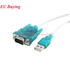 USB to RS232 COM Serial Port RS-232 9 Pin DB9 Data Cable 340 Convertor PDA FT232 PL2303 With Female Adapter WIN10 Windows 8 XP