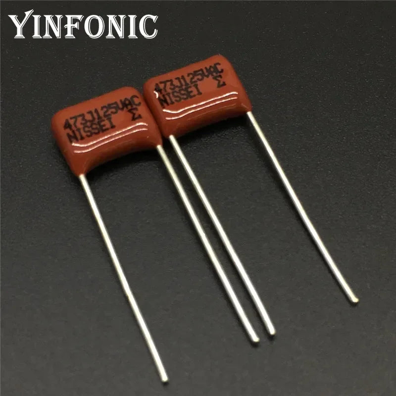 10Pcs/100Pcs Japan NISSEI CBB Capacitor MMD 125V 473J 5% 0.047uF 47nF Pitch=7.5mm Metallized Polyester Film Capacitor