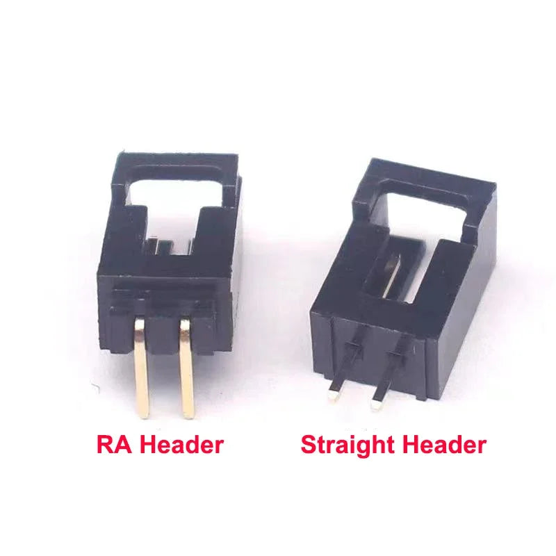 100pcs MX2.54mm dupont Housing wt Latch Right Angle Straight Wafer Single Row Pin Header Terminal 2543 TJC8 2P 3P 4P 5P 6P 12P
