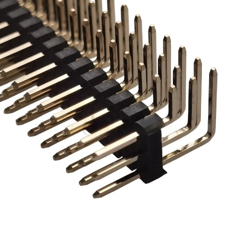 5pcs 2.0mm 3*40P Triple Row Straight 90D Right Angle R/A Breakaway Rohs Gold PCB Male Female Pin Header Connector 3x40pin