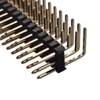 5pcs 2.0mm 3*40P Triple Row Straight 90D Right Angle R/A Breakaway Rohs Gold PCB Male Female Pin Header Connector 3x40pin