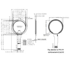 1.28 Inch TFT LCD Display Module Round Screen Full Viewing Angle IPS with Capacitive Touch Screen Module GC9AO1 Driver Chip 3.3V