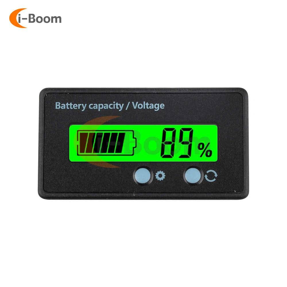 DC6-73V Battery Level Indicator Battery Remaining Charge Percentage Display Voltmeter High Precision Led Digital Display