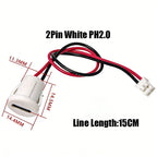 1/5PCS 2Pin 4Pin USB Type C Connector Jack Female With Card Buckle 3A High Current Charging Jack Port USB-C Charger Plug Socket