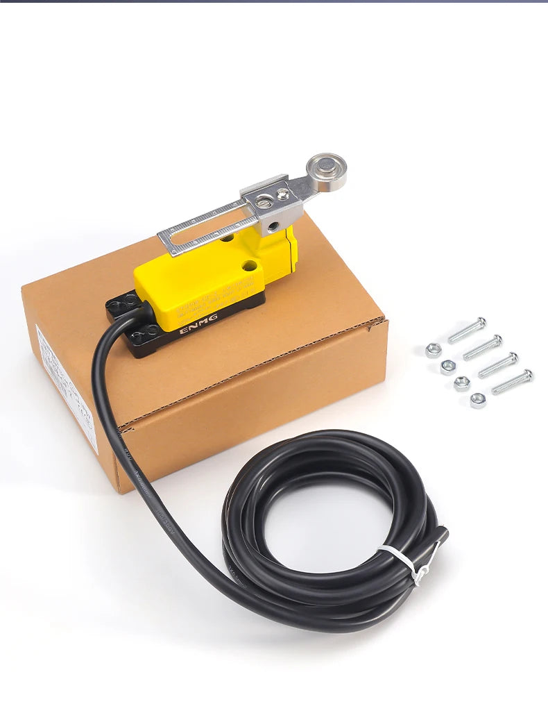 ENMG ET8108-CF IP67 Waterproof Travel Limit Switch Mechanical Position Switch Roller Lever for Industrial Equipment Farm Manure