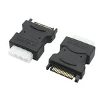 15 pin SATA Male to 4 Pin Molex PC IDE Female Power Adapter Power Hard Drive Adapter