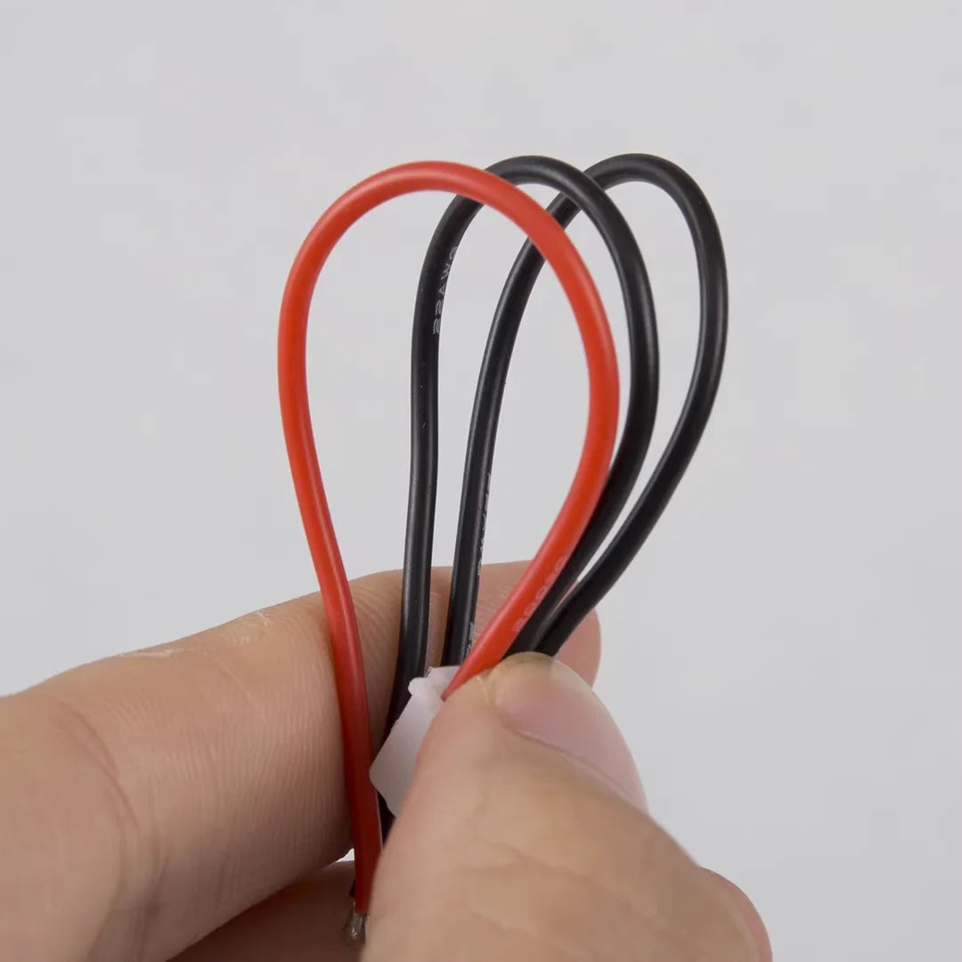 10pcs Lipo Battery Balance Charger Single Head Silicon 22AWG Cable 1S-8S  IMAX B6 Connector Plug 10-50cm Wire