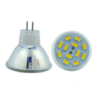 MR11 GU4 Mini LED Spotlight Bulbs AC DC12V 5730SMD 7W 15LEDs Super Bright Cool Warm White Lamp Replace 40W Halogen Light