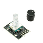 1-10PCS 360 Degree Rotary Encoder Module KY-040 Brick Sensor Development Board with Knob Cap Potentiometer KIT DIY for Arduino