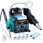 YIHUA 938BD-II 740W Hot Air Gun BGA Rework Station SMD Soldering Iron Desoldering Station LED Lamp Digtal Display Welding Tool