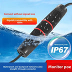 5/10/20PCS RJ45 Docking Connector Ethernet Network Waterproof IP67 Header Ethernet Network Straight-through Dustproof Female