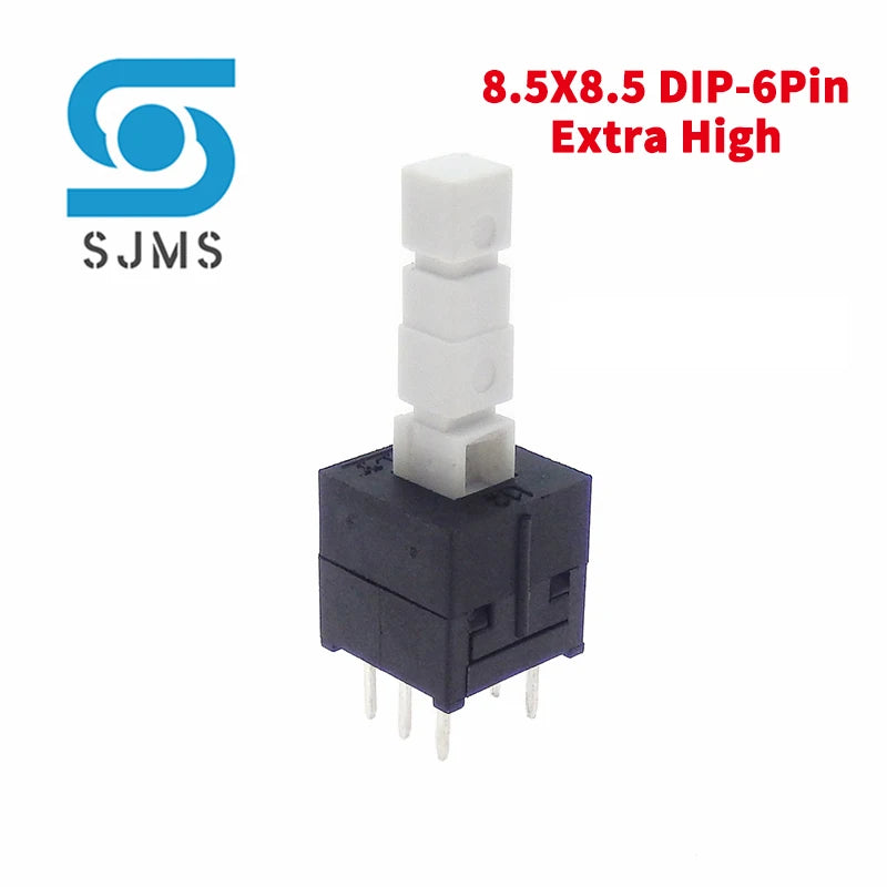 10PCS 5.8x5.8 7x7 8x8 8.5x8.5mm Non-Self-Locking / Self-Locking Switch / UNlock Push 6 Pin Tactile Power Micro Button Switches