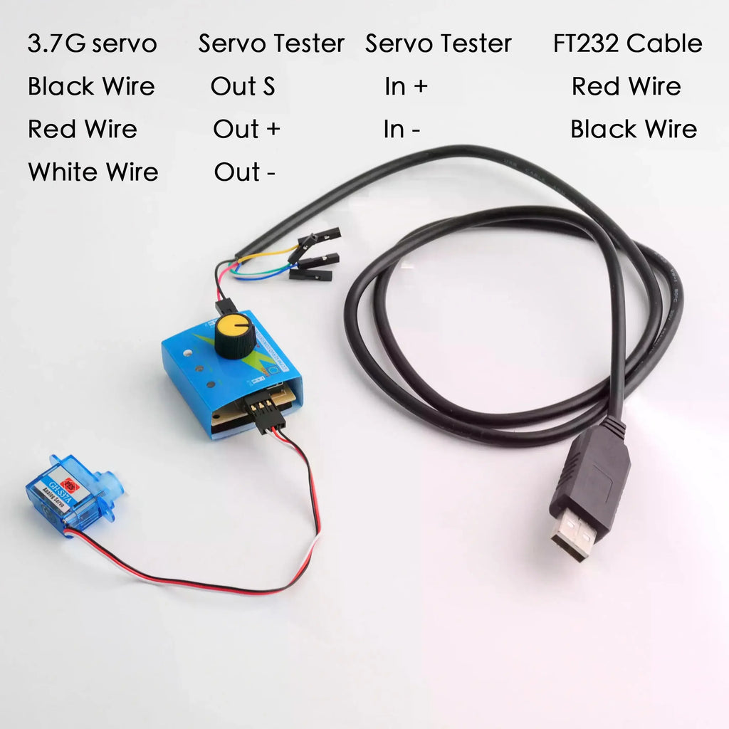1/2/4 PCS GH-S37D Micro Digital Servo Motor 3.7g Super Light 90 Degree for RC Plane/Helicopter/Boat/Car Super Light Mini Servos