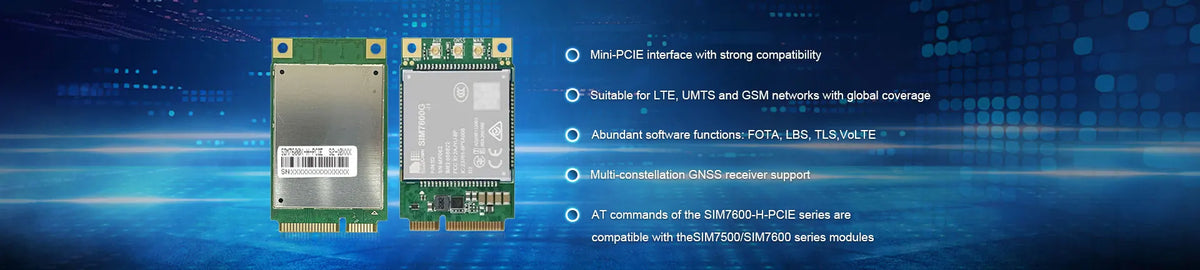 SIMCOM CAT1 LTE Module SIM7600E PCIE SIM7600G SIM7600E-L1S SIM7600SA PCIE 100% New and Original