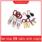 1PCS 650nm 5mW Red Point /Line / Cross Laser Module Head Glass Lens Focusable Focus Adjustable Laser Diode Head Industrial Class