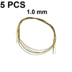Silver Solder Wire Low Temperature Easy-Flow Low Melting Point Solder Rods (0.5/0.7/1.0/1.5mm Diameter) for Jewelry Welding