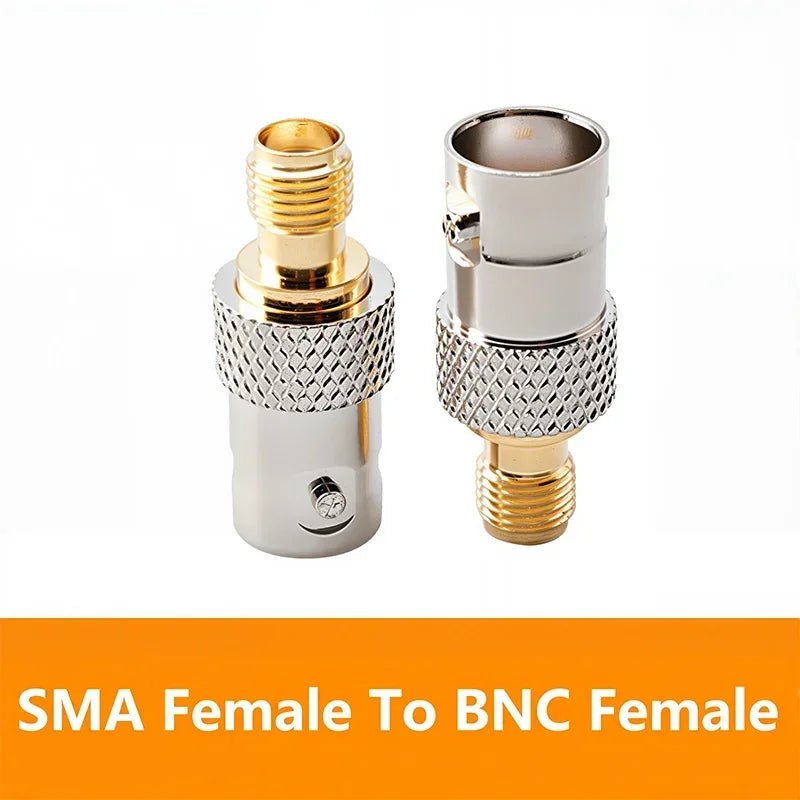 5/20Pcs BNC to SMA Adapter, BNC Q9 Female / Male to SMA Plug / Jack Straight RF Connector for Antenna / Extension Cable