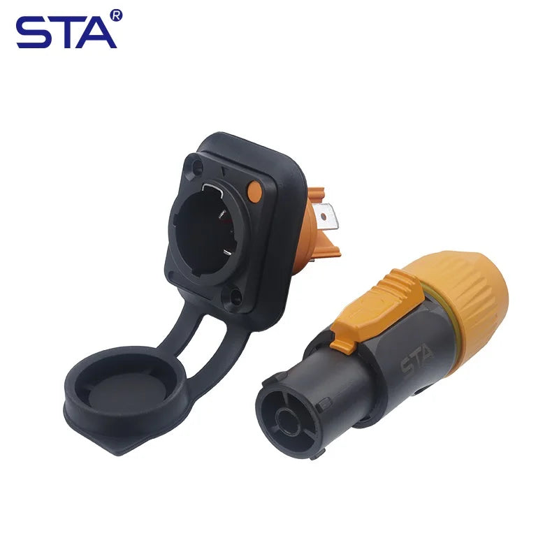 SAC3FX Powercon 3 Pin Female Plug LED Audio Live Stage Cable Power Stage Lighting Equipment Power Connector