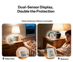 SONOFF SNZB-02DR2 AirGuard TH 3.6'' LCD Zigbee Temperature Humidity Sensor App Monitoring Work With Apple Home Via Matter Bridge