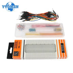 MB-102 Breadboard 400 830 Point Solderless PCB Bread Board Jumper Wire Cable Test Develop DIY for Arduino Kit