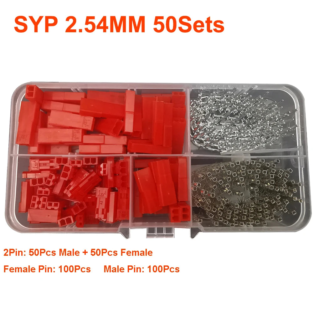 JST Box SH1.0/MX1.25/PH2.0/XH2.54/VH3.96/SM2.54/SYP Pitch Connector Terminal Kit SMD/Straight/Right Angle Type DIY