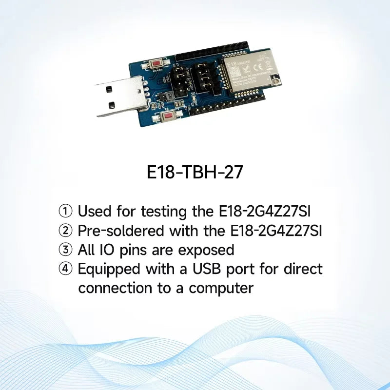 CC2530 ZigBee 2.4GHz SPI Wireless Module 4dBm COJXU E18-MS1-PCB PCB Antenna Data Zigbee Wireless Transmitter Receiver Module