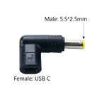 USB C PD to DC Power Connector Universal 12V 15V 19.5V Type C to DC Jack Plug Charging Adapter Converter for Tablet Router