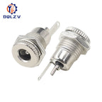 5.5*2.5mm DC Power Supply Male Plug Connector 5.5x2.1mm Female Metal Panel Mount Socket Jack DC Connectors Terminal Adapter