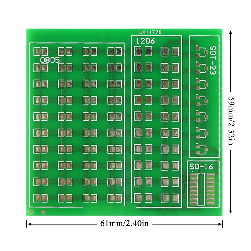 0805 SMD/SMT Components Soldering Practice Board Electronic Project Kits DIY Soldering Kit Skill Training Board Led Transistor