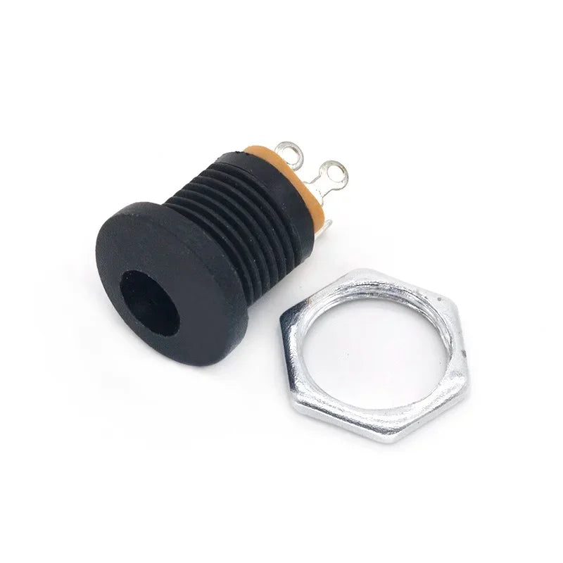 10Pcs DC Connector 5.5x2.1mm DC Power Plug Male Female Jack Socket 2.5mm DC Power Adapter Connector