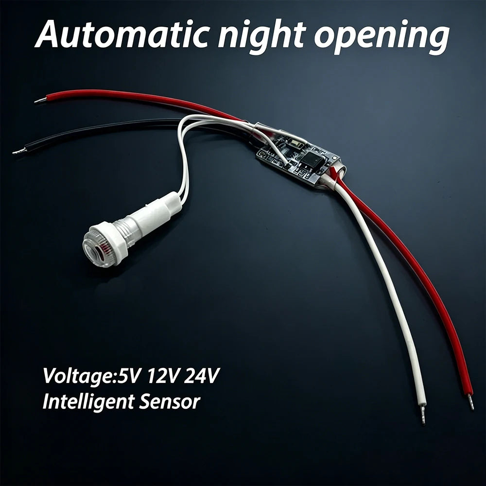 5V 12V Waterproof Light Control Sensor Switch Photoresistor Relay Module Light Detection Photosensitive Sensor PCB Customization