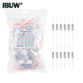 1/2W 1W 2W 3W Resistance 5% Metal Film Resistor Assortment Kit Set 30Kinds Each 5/10PCS 1R~750R 1K~820K Ohm