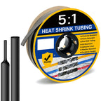 A Roll 5:1 Ratio Φ4mm-Φ32mm Heat Shrink Tubing Dual Wall Adhesive Lined Shrinkable Wire Wrap Tube Waterproof Industrial Marine