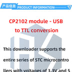 1~10PCS CP2102 USB 2.0 to TTL UART Module 5Pin Serial Converter STC Replace FT232 Module Support 5V/3.3V