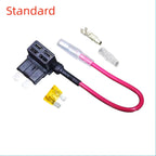 12V MINI SMALL MEDIUM Size Car Fuse Holder Add-a-circuit TAP Adapter with 10A Micro Mini Standard ATM Blade Fuse