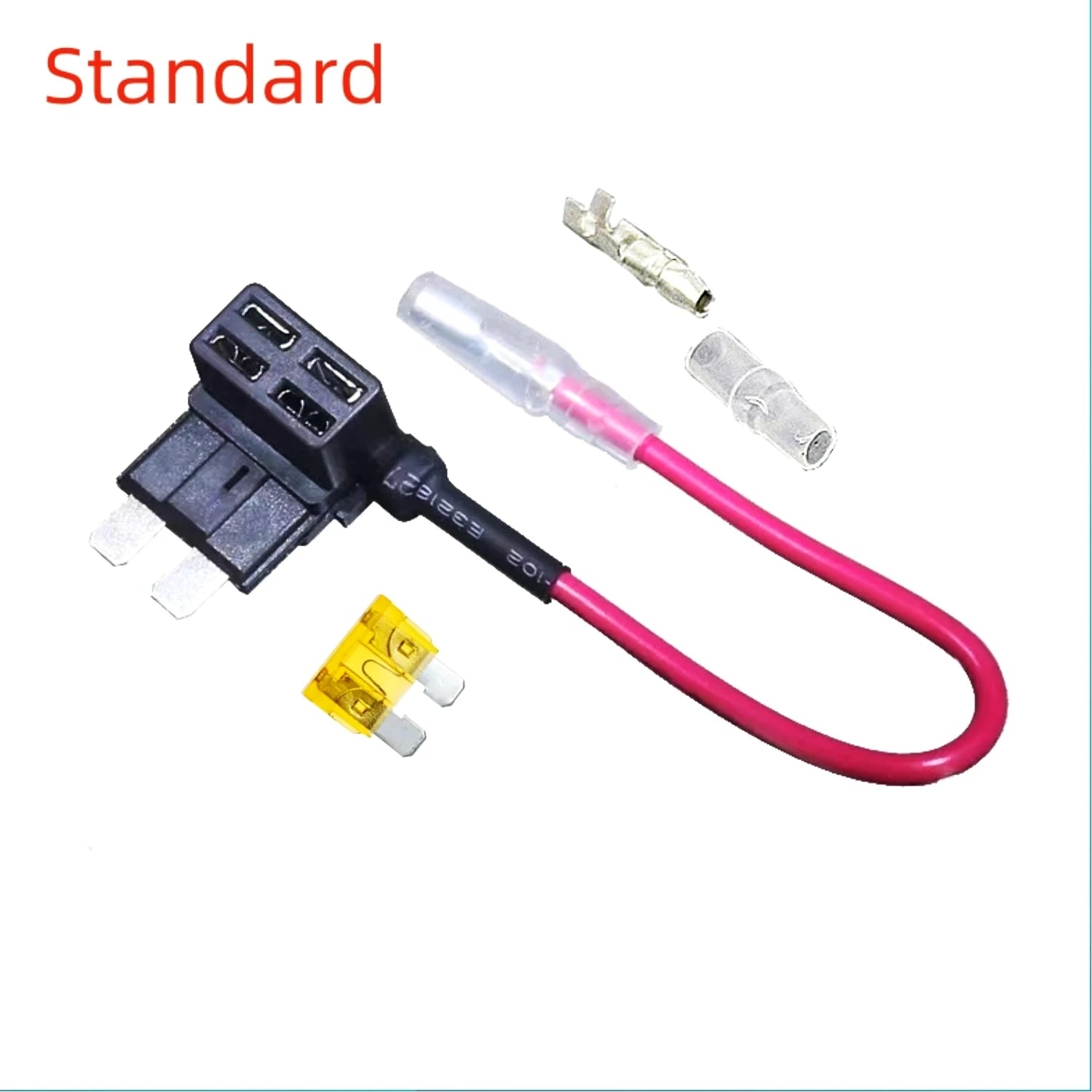 12V MINI SMALL MEDIUM Size Car Fuse Holder Add-a-circuit TAP Adapter with 10A Micro Mini Standard ATM Blade Fuse