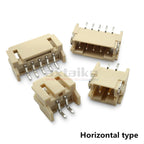 50PCS XH 2.54 2P 3P 4P 5P 6P 7P 8P 9P 10P Pin JST Male Female Connector 2.54MM Horizontal Straight Pin Header Housings Terminal