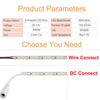6mm 2835 S Led Strip Bendable DIY Neon Tape Light DC12V 120LED/m for DIYNeon Sign Letter Flexible Foldable String Lamp