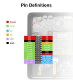 7.0-inch 1024 * 600 IPS capacitive touch ESP32P4 development board ESP32-C6 development board, with housing and camera