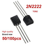 50/100PCS SAMIROB Transistor Kit 2N2222 TO92 NPN 30v 800MA Transistors Electronic kit