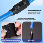 With Heat Shrink Tubing Brass Terminal Block Pressure Free High Current High Power Splitter Waterproof Wire Connector Electrical