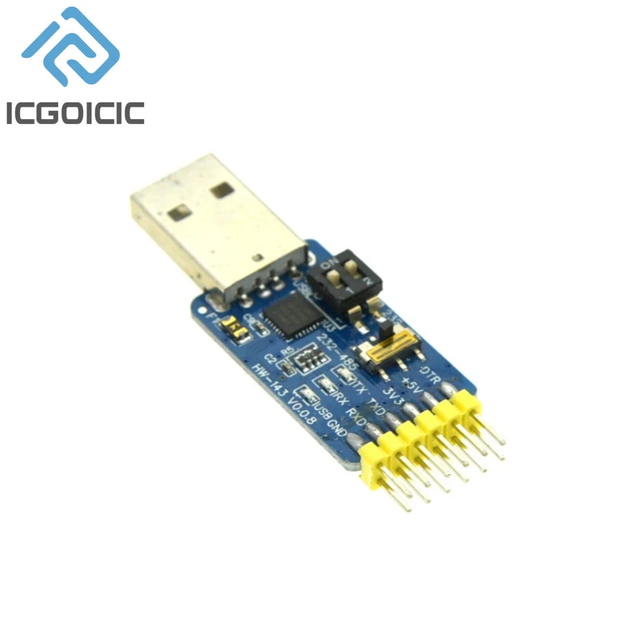 1-10PCS CP2102 USB-UART 6-in-1 Multifunctional(USB-TTL/RS485/232,TTL-RS232/485,232 to 485) Serial Adapter for Arduino