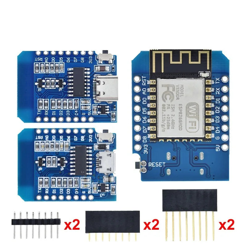 WeMos D1 Mini ESP8266 ESP-12F ESP12 Module WiFi Development Board Micro USB 3.3V Based On ESP-8266EX 11 Digital Pin For Arduino
